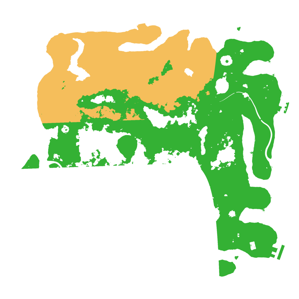 Biome Rust Map: Procedural Map, Size: 4000, Seed: 211899794