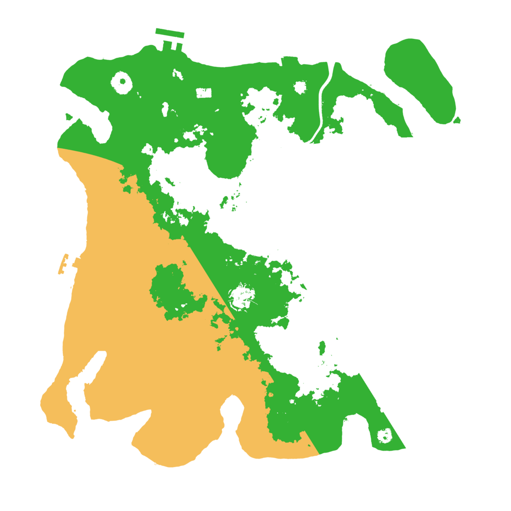 Biome Rust Map: Procedural Map, Size: 3600, Seed: 785826806