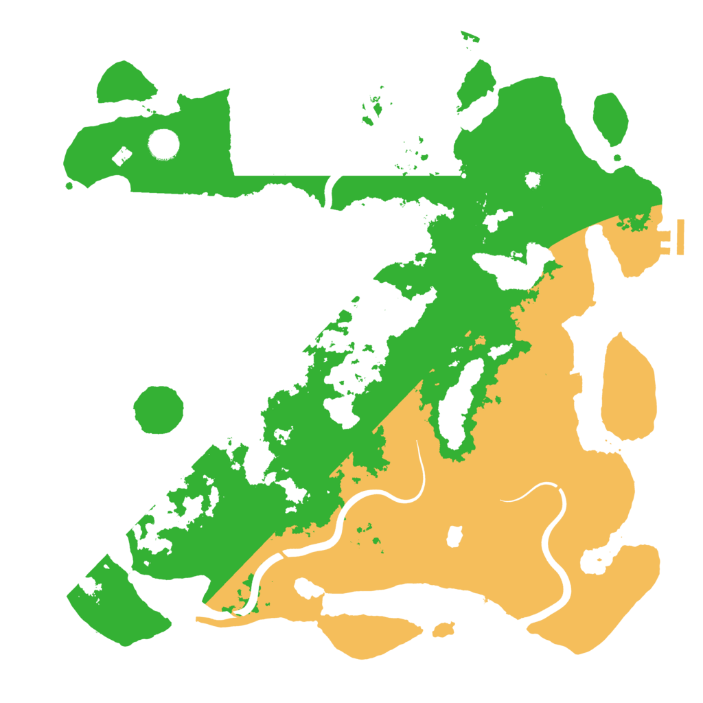 Biome Rust Map: Procedural Map, Size: 4000, Seed: 885657