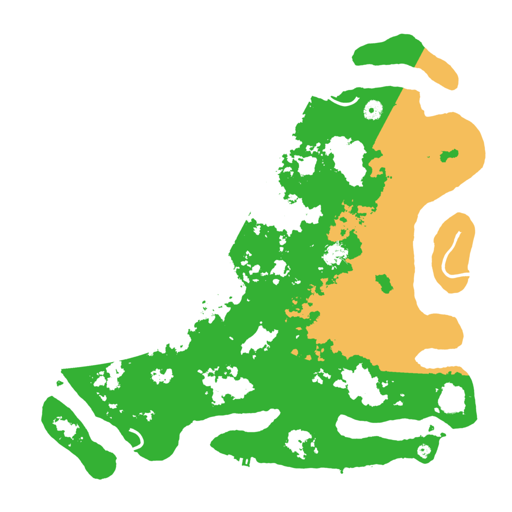 Biome Rust Map: Procedural Map, Size: 4000, Seed: 79321