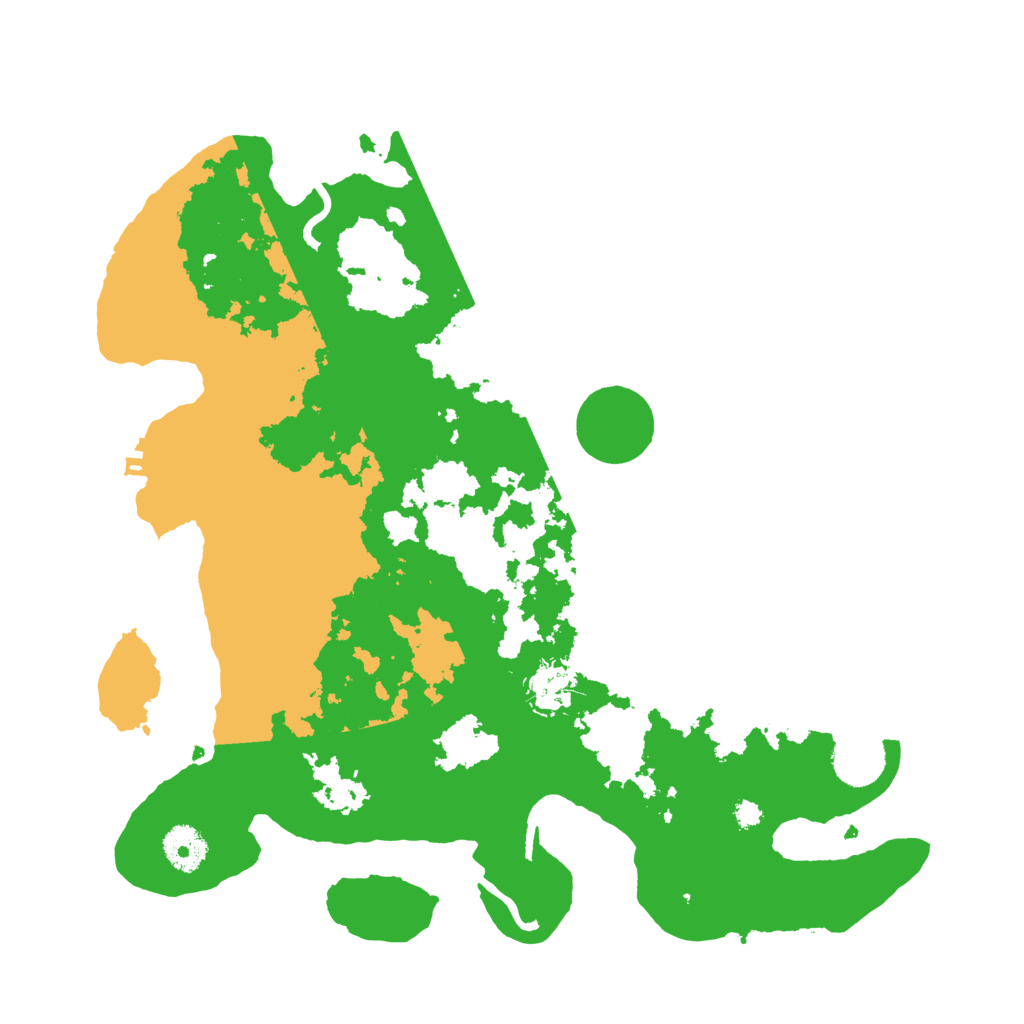 Biome Rust Map: Procedural Map, Size: 3500, Seed: 1135517232