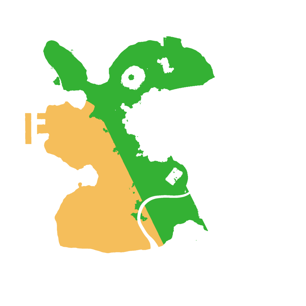 Biome Rust Map: Procedural Map, Size: 2000, Seed: 2369843