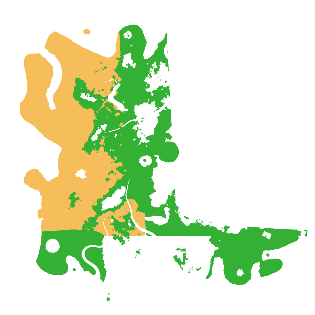 Biome Rust Map: Procedural Map, Size: 4000, Seed: 12351
