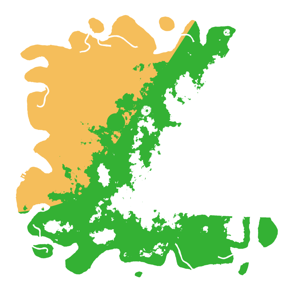 Biome Rust Map: Procedural Map, Size: 4500, Seed: 1851308492