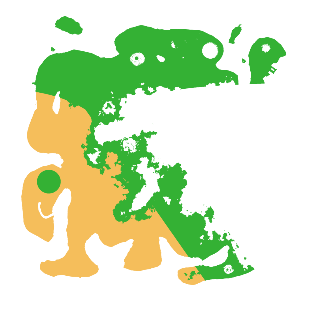 Biome Rust Map: Procedural Map, Size: 3500, Seed: 46040464