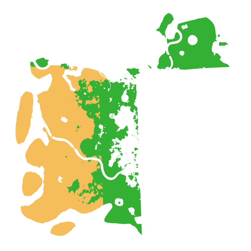 Biome Rust Map: Procedural Map, Size: 4500, Seed: 1888334655