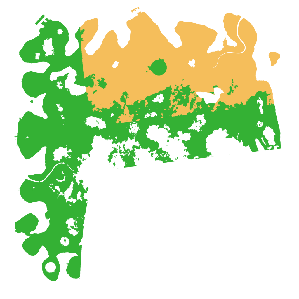 Biome Rust Map: Procedural Map, Size: 5000, Seed: 623
