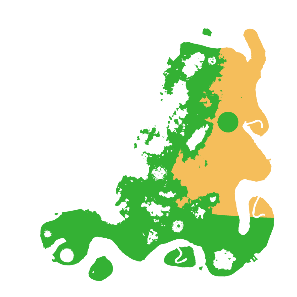 Biome Rust Map: Procedural Map, Size: 3800, Seed: 13422