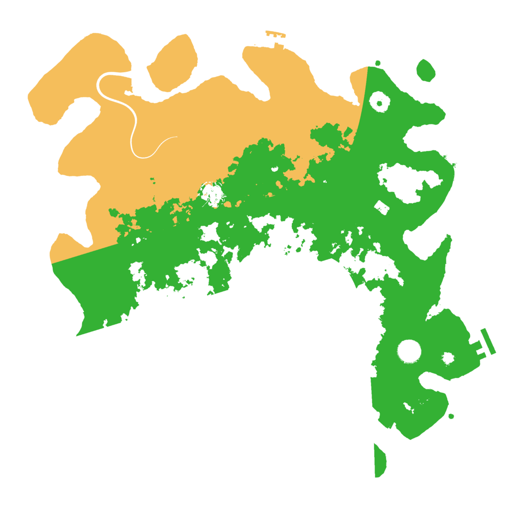 Biome Rust Map: Procedural Map, Size: 3800, Seed: 14019