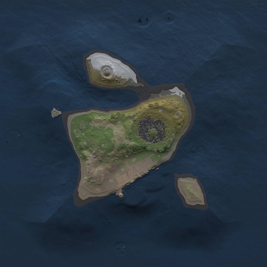 Rust Map: Procedural Map, Size: 1426, Seed: 13825, 5 Monuments