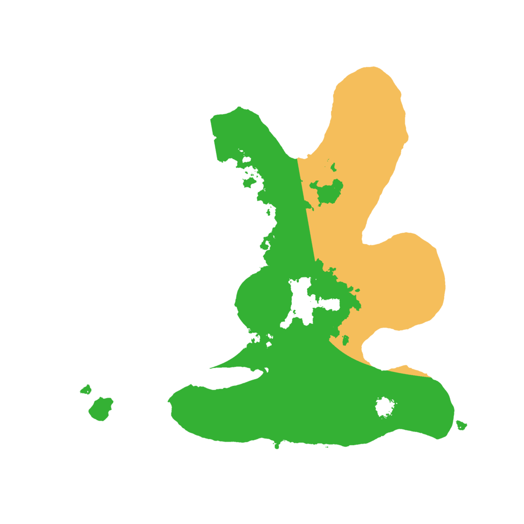 Biome Rust Map: Procedural Map, Size: 2500, Seed: 71342