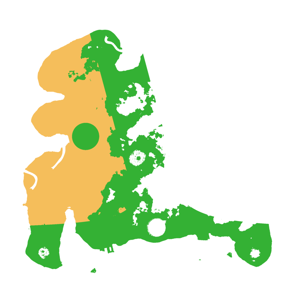 Biome Rust Map: Procedural Map, Size: 3000, Seed: 972