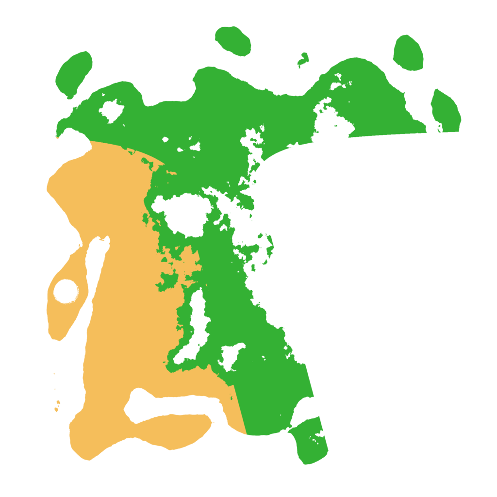 Biome Rust Map: Barren, Size: 3600, Seed: 245