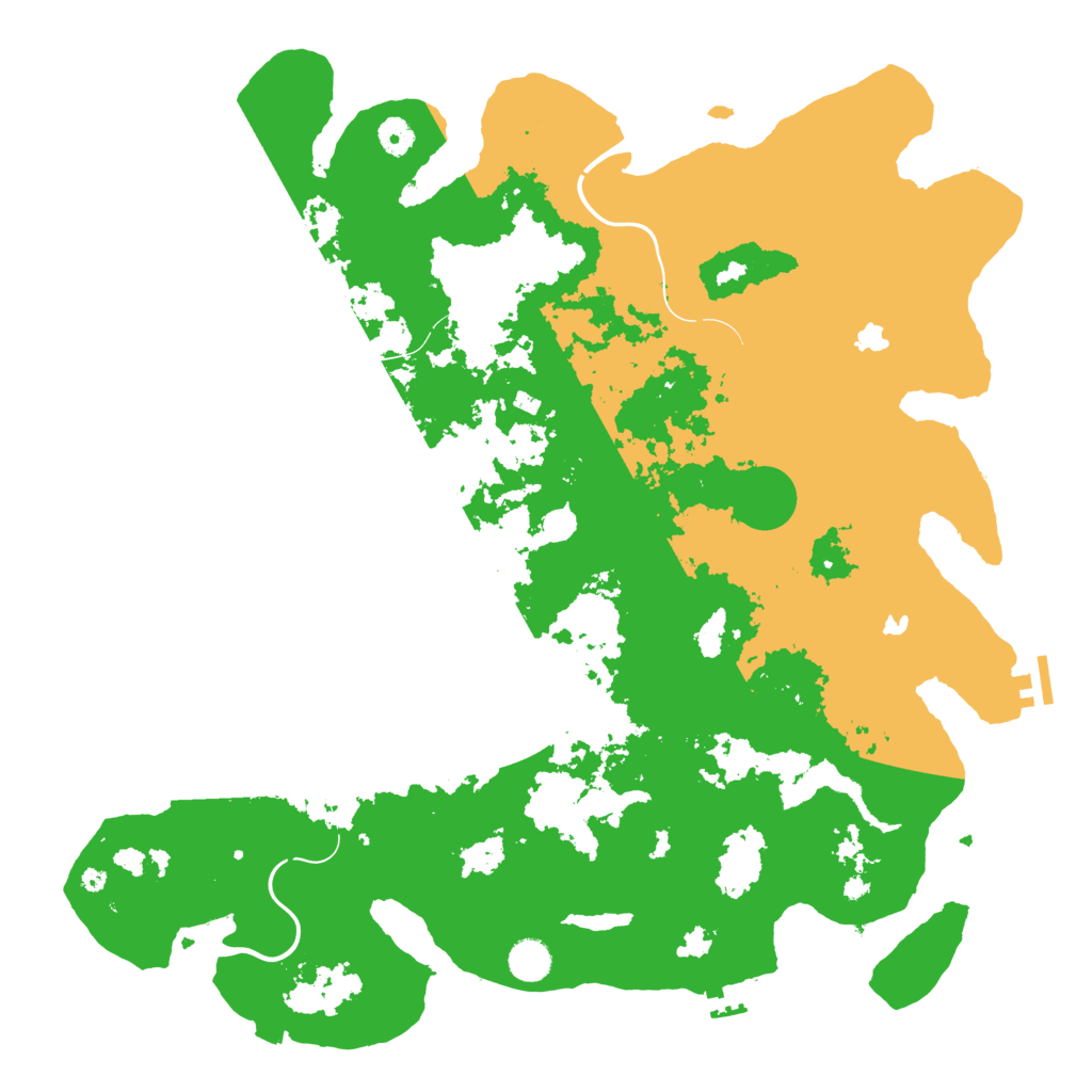 Biome Rust Map: Procedural Map, Size: 4500, Seed: 249111155