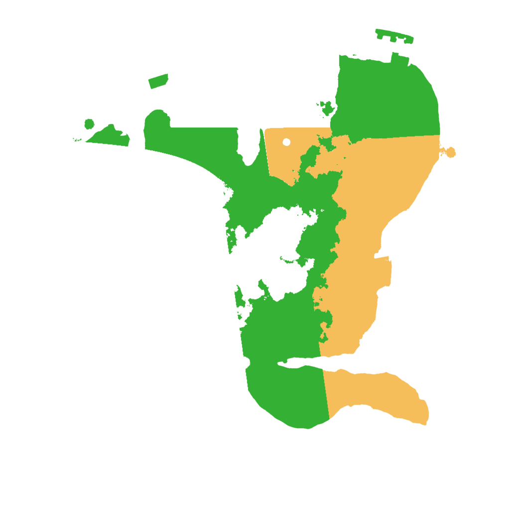 Biome Rust Map: Procedural Map, Size: 2000, Seed: 287622997