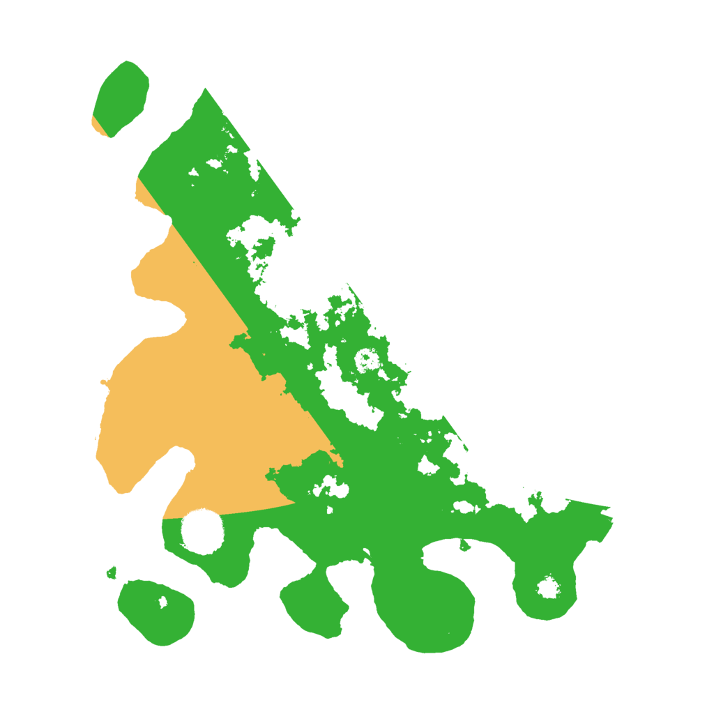 Biome Rust Map: Procedural Map, Size: 3000, Seed: 84864