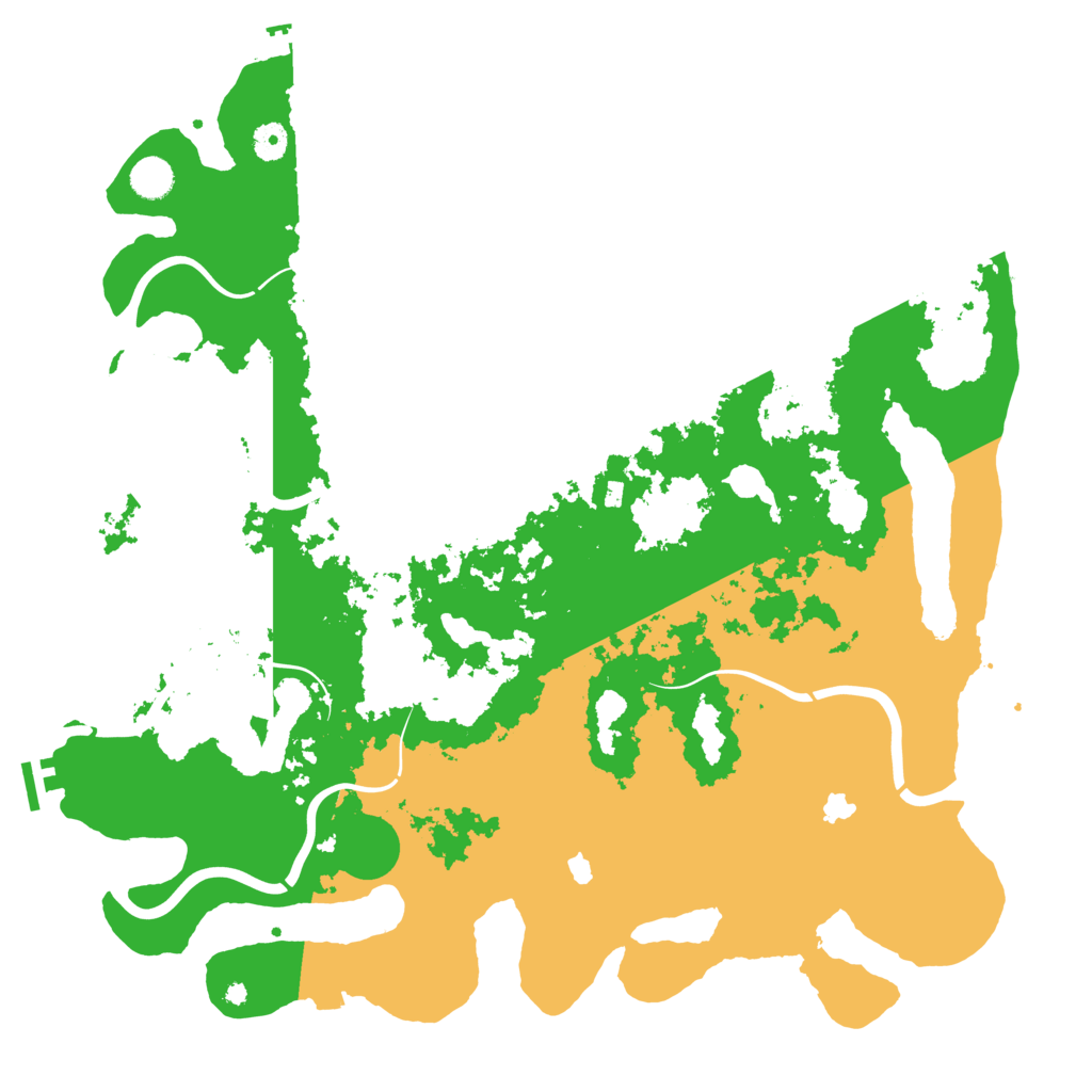 Biome Rust Map: Procedural Map, Size: 4500, Seed: 1617233750