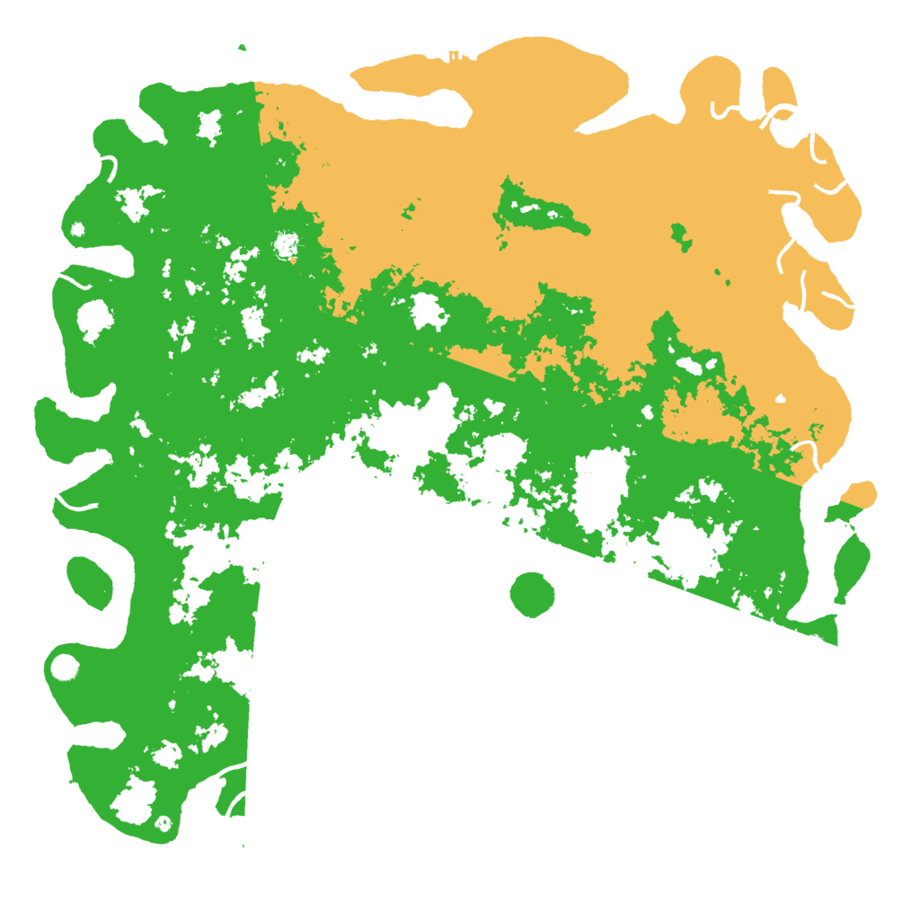 Biome Rust Map: Procedural Map, Size: 6000, Seed: 1071505513