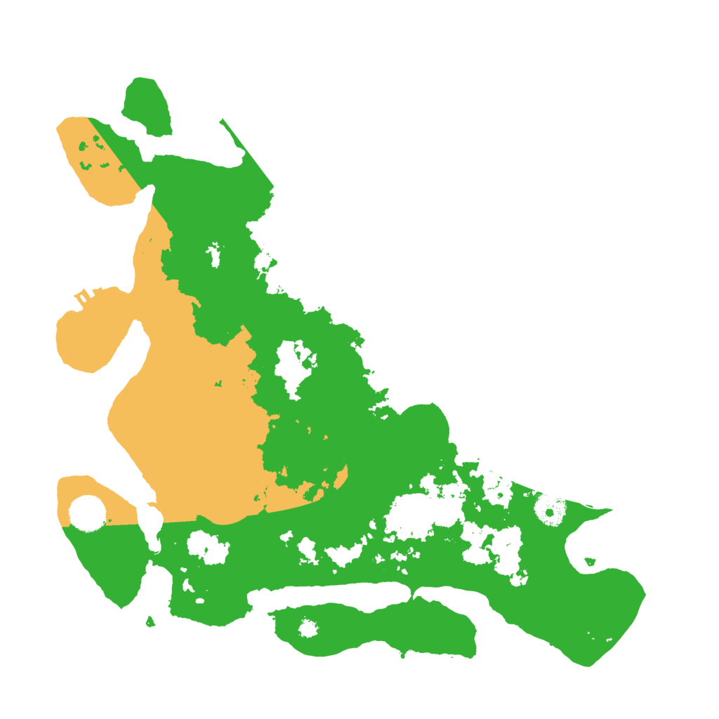 Biome Rust Map: Procedural Map, Size: 3500, Seed: 456455