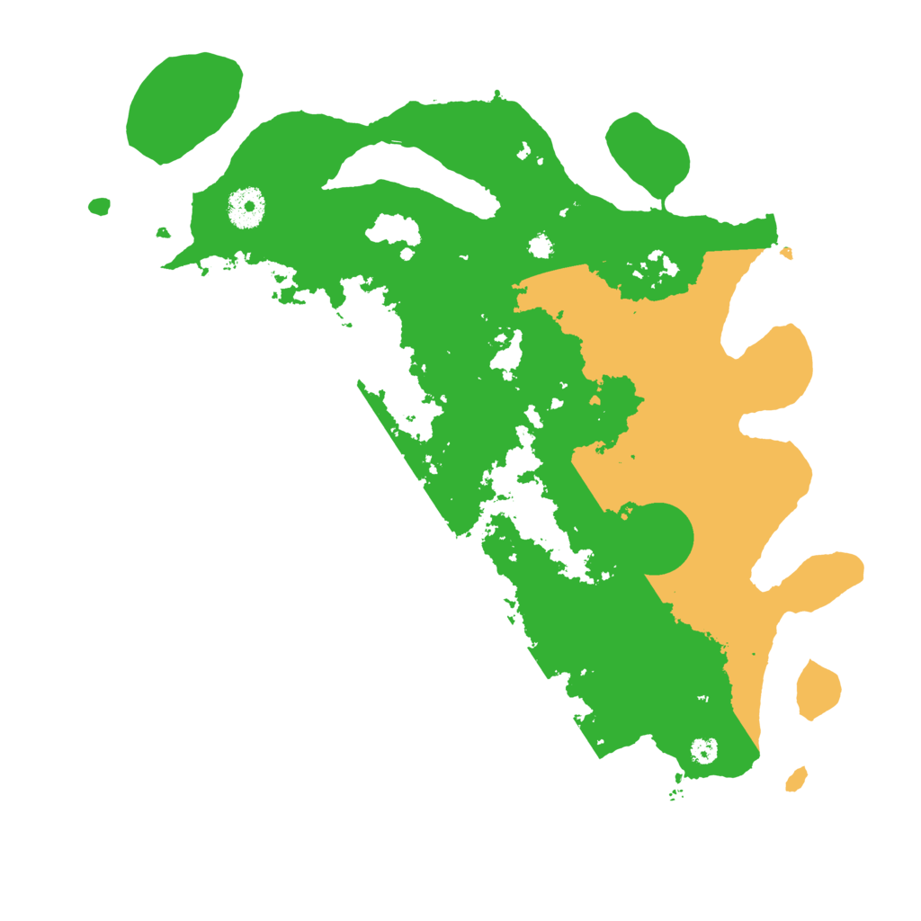 Biome Rust Map: Procedural Map, Size: 3500, Seed: 3893022