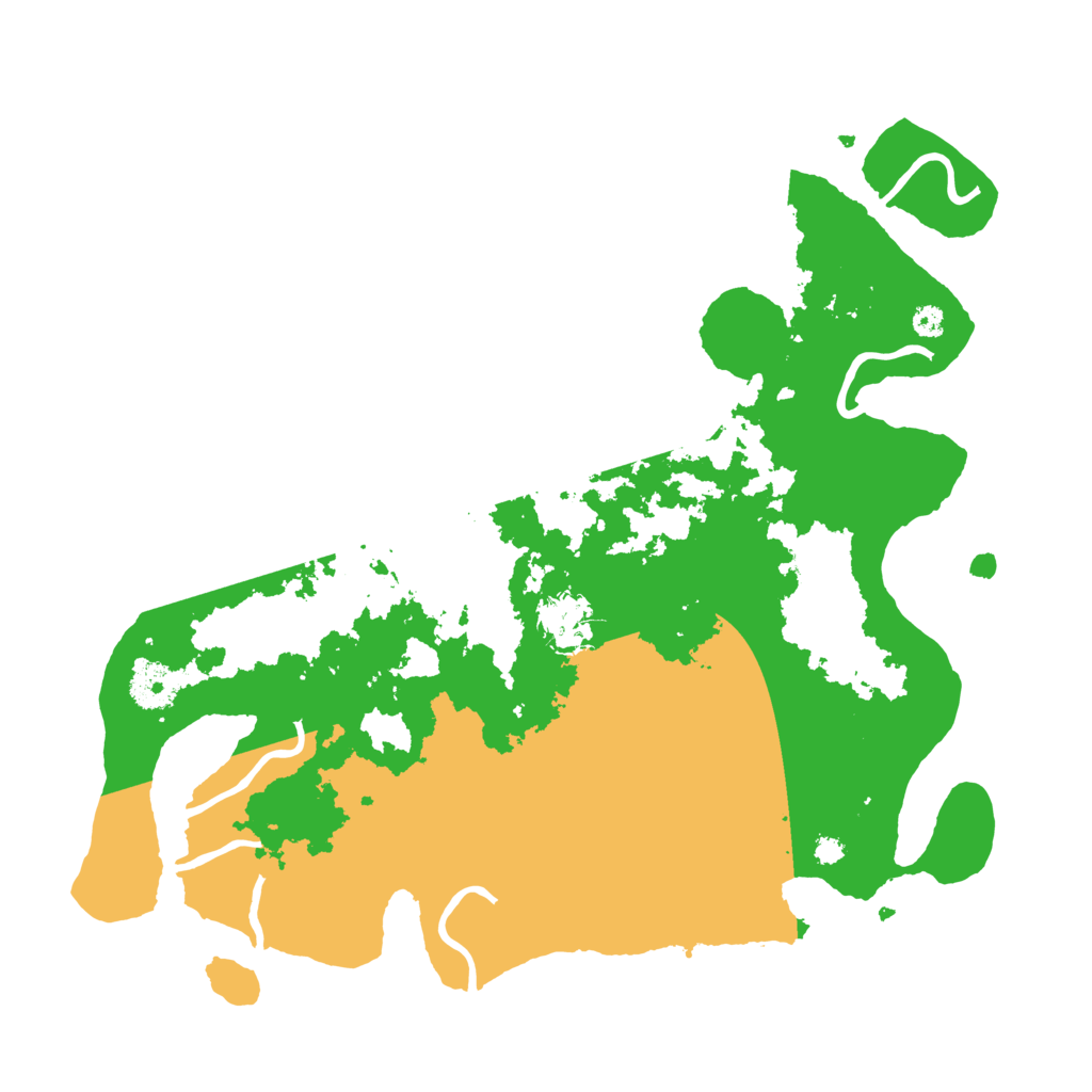 Biome Rust Map: Procedural Map, Size: 3500, Seed: 71759146