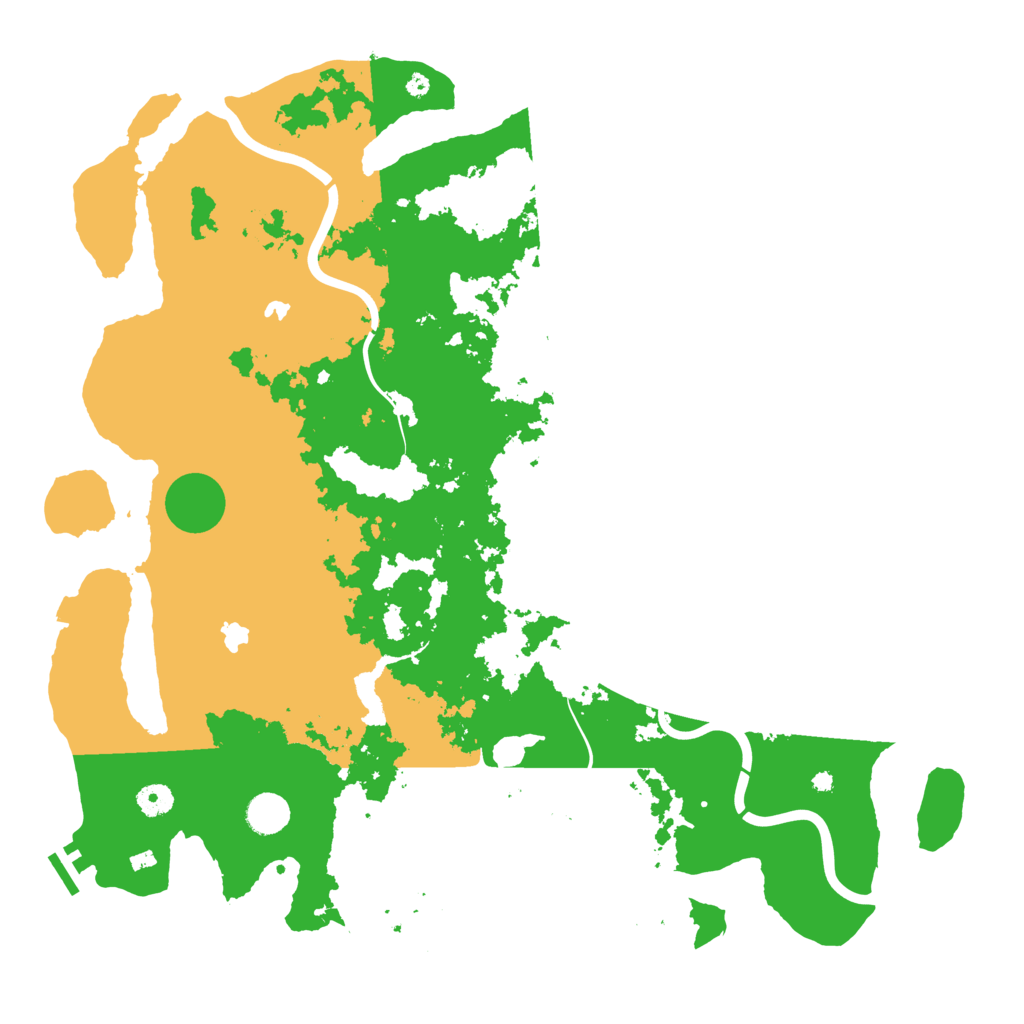 Biome Rust Map: Procedural Map, Size: 4500, Seed: 3623732