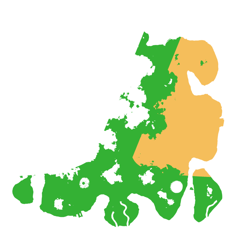 Biome Rust Map: Procedural Map, Size: 3500, Seed: 235061042