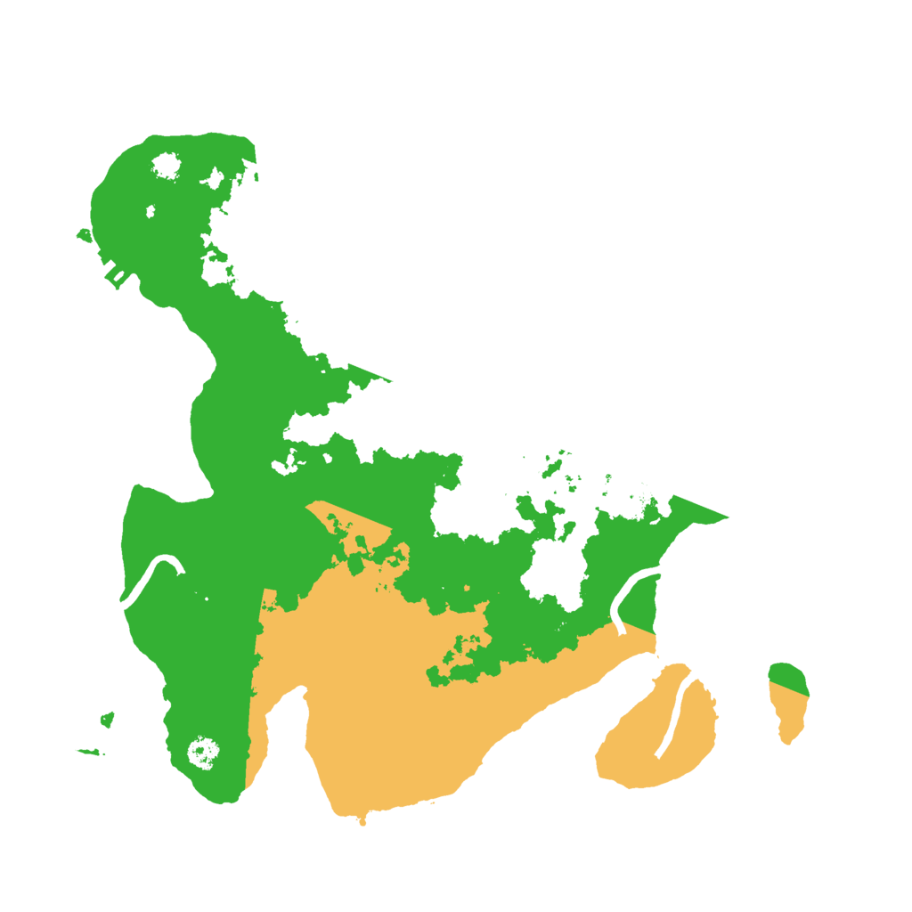 Biome Rust Map: Procedural Map, Size: 3000, Seed: 1044834438