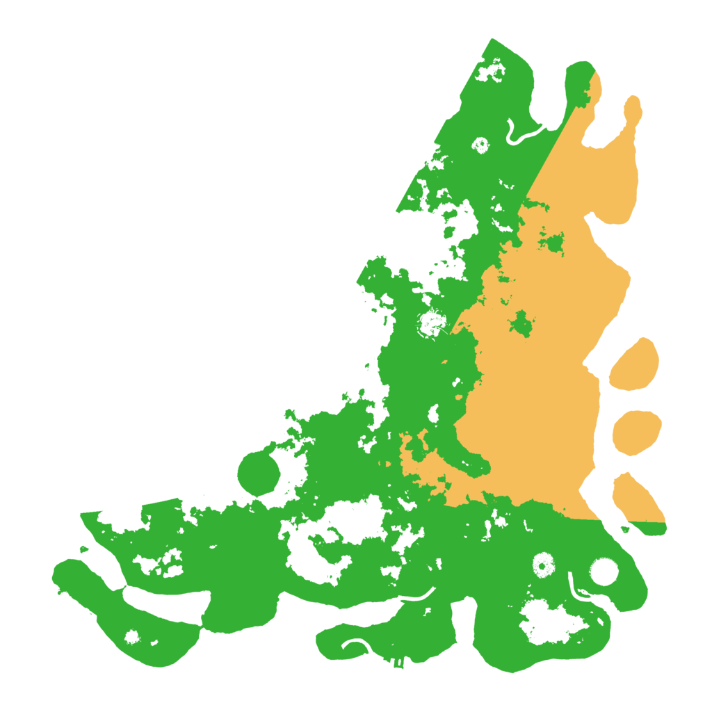 Biome Rust Map: Procedural Map, Size: 4500, Seed: 392072655