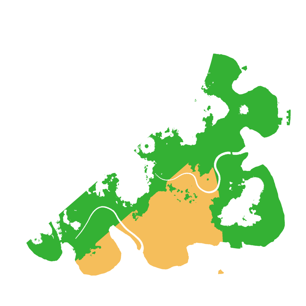 Biome Rust Map: Procedural Map, Size: 3000, Seed: 46475