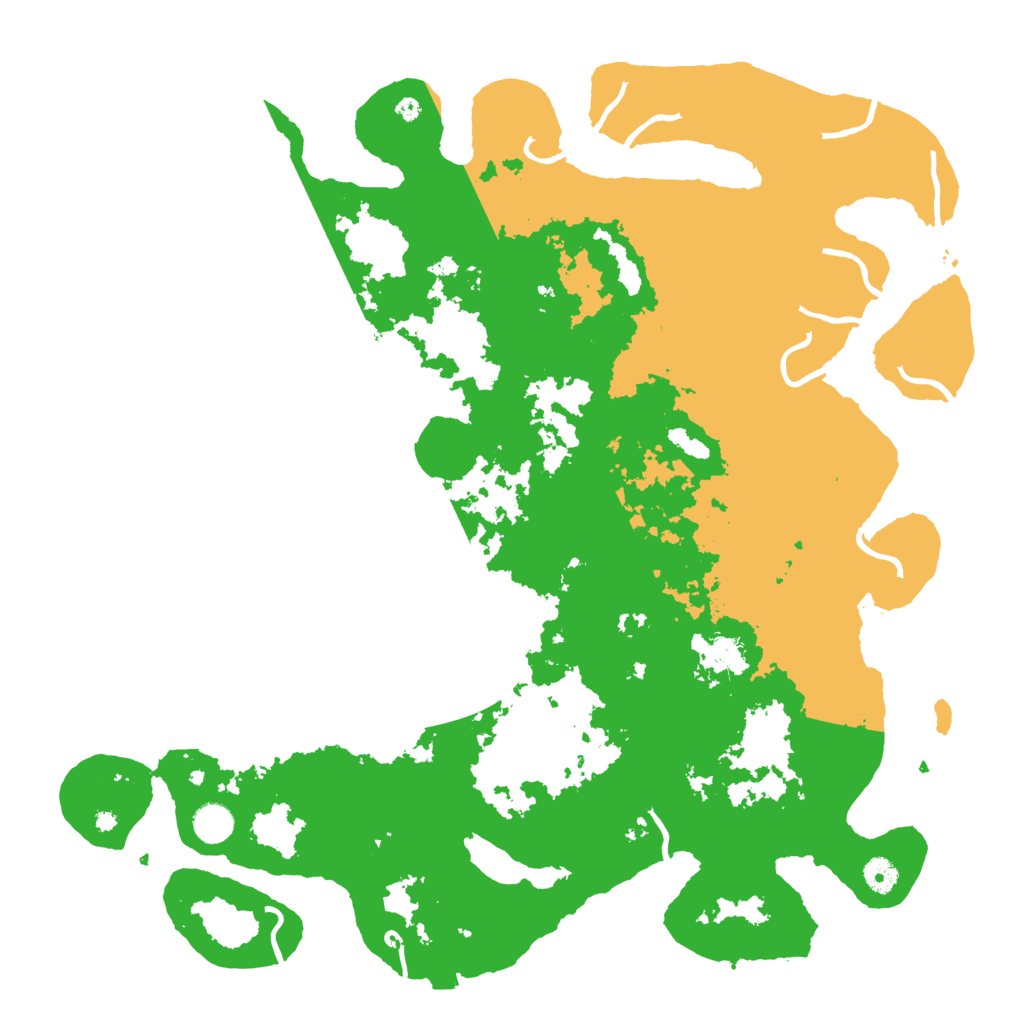 Biome Rust Map: Procedural Map, Size: 4500, Seed: 1636478394