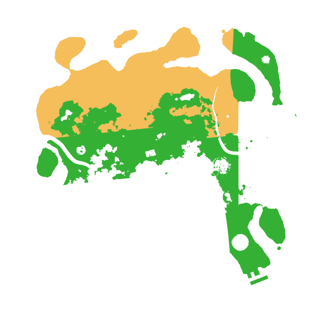 Biome Rust Map: Procedural Map, Size: 3500, Seed: 5911788