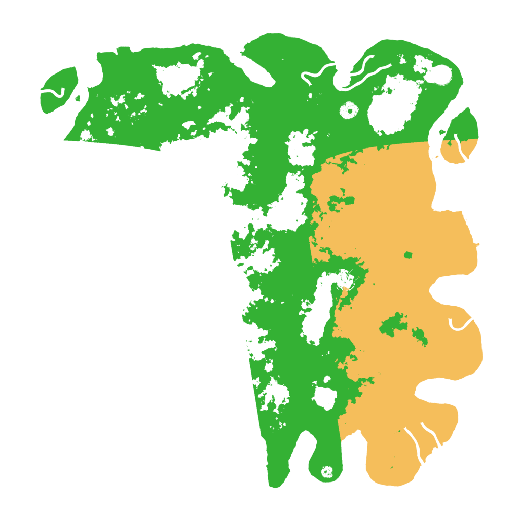 Biome Rust Map: Procedural Map, Size: 4500, Seed: 5947512