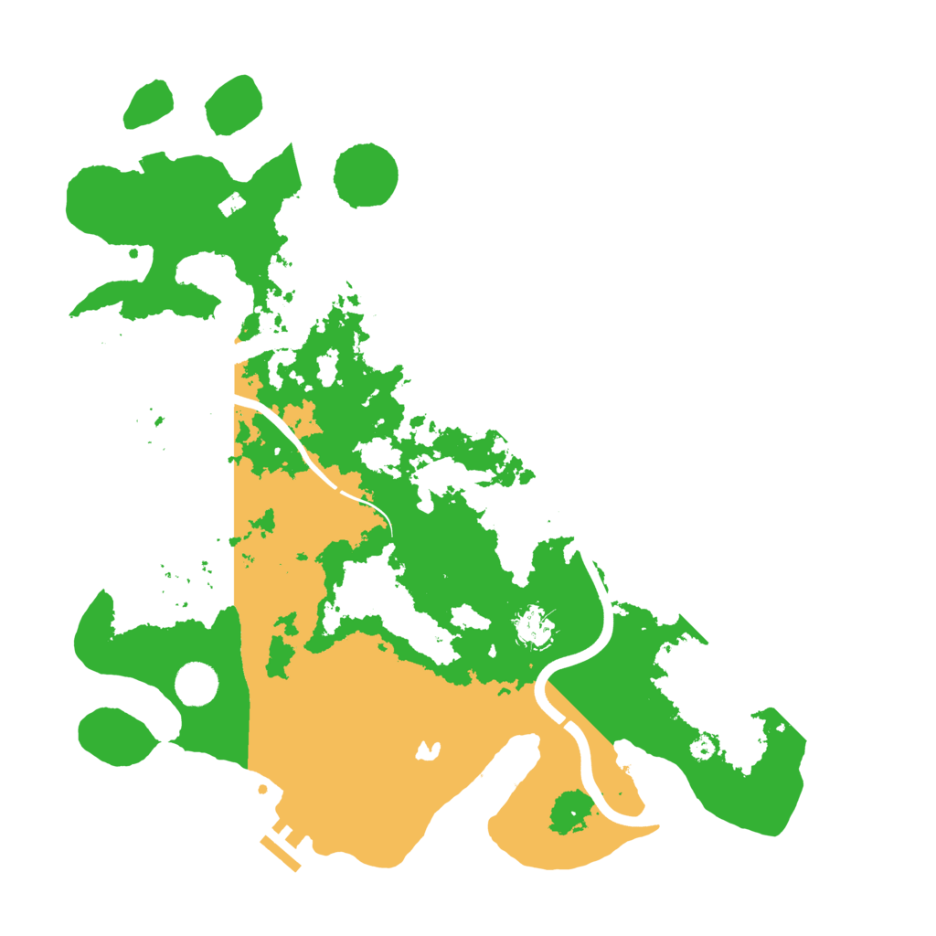 Biome Rust Map: Procedural Map, Size: 4000, Seed: 9101
