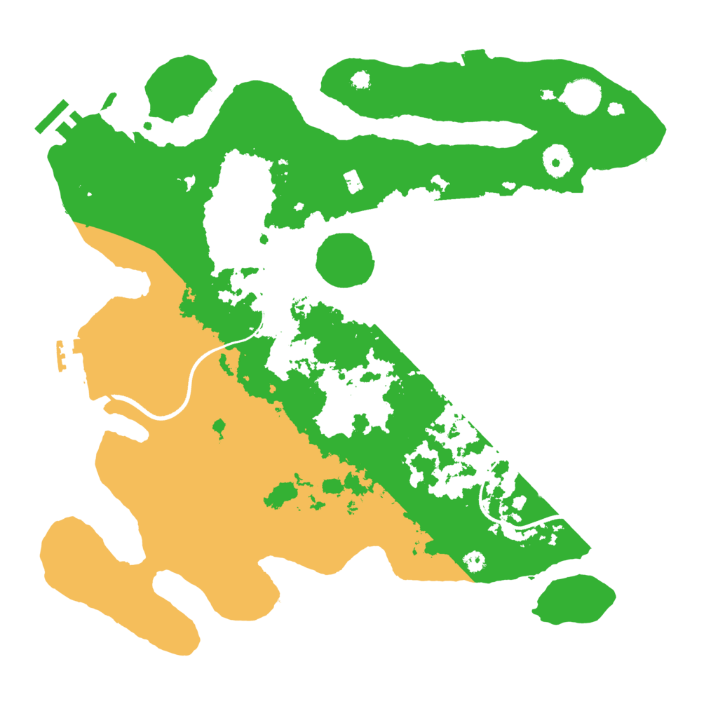 Biome Rust Map: Procedural Map, Size: 3500, Seed: 1456902672