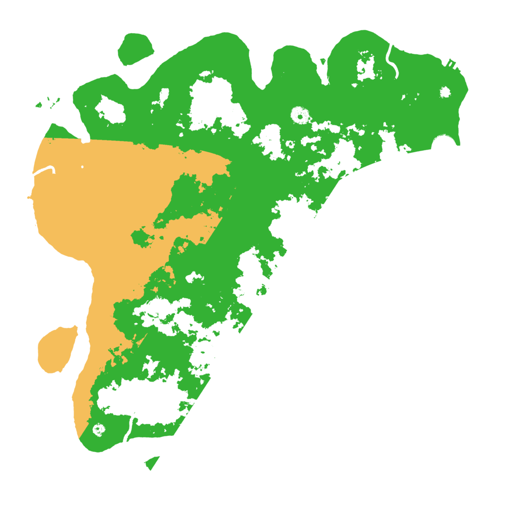 Biome Rust Map: Procedural Map, Size: 4316, Seed: 616