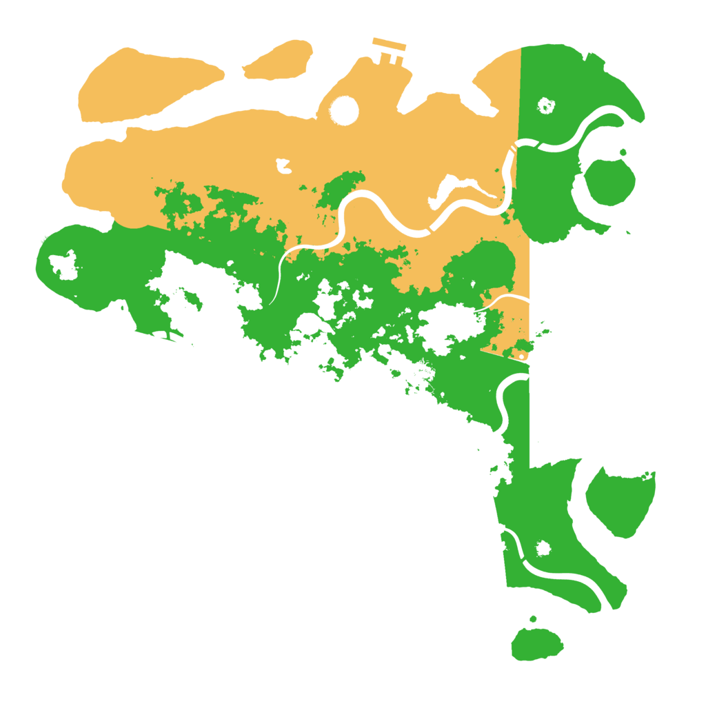 Biome Rust Map: Procedural Map, Size: 4250, Seed: 1573372