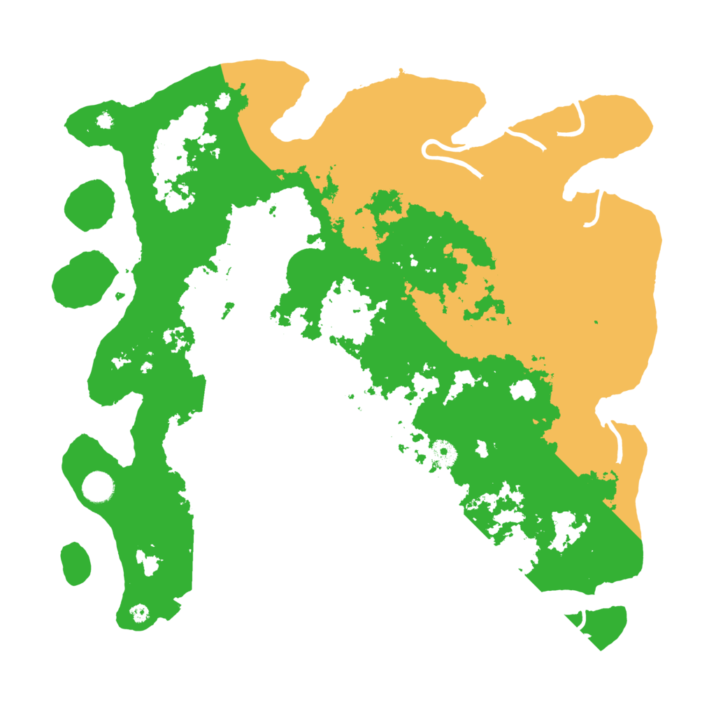 Biome Rust Map: Procedural Map, Size: 4000, Seed: 48765487
