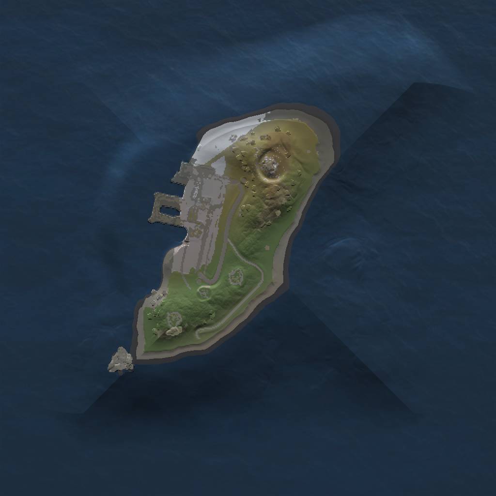 Rust Map: Procedural Map, Size: 1000, Seed: 853756, 4 Monuments