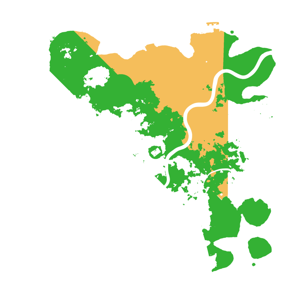 Biome Rust Map: Procedural Map, Size: 3700, Seed: 373374607