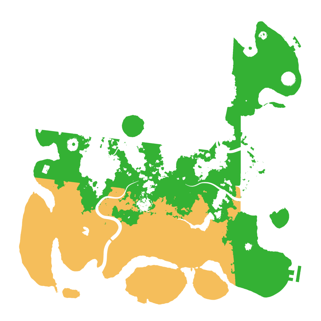 Biome Rust Map: Procedural Map, Size: 4000, Seed: 77117744