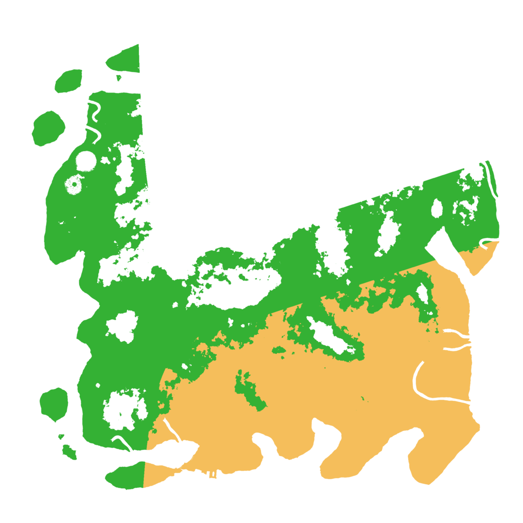 Biome Rust Map: Procedural Map, Size: 4500, Seed: 2045532491