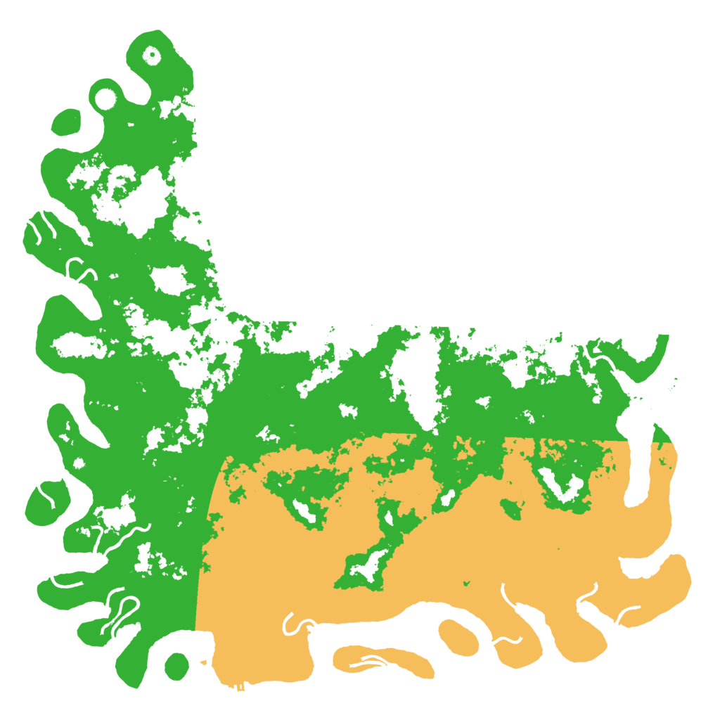 Biome Rust Map: Procedural Map, Size: 6000, Seed: 1876513