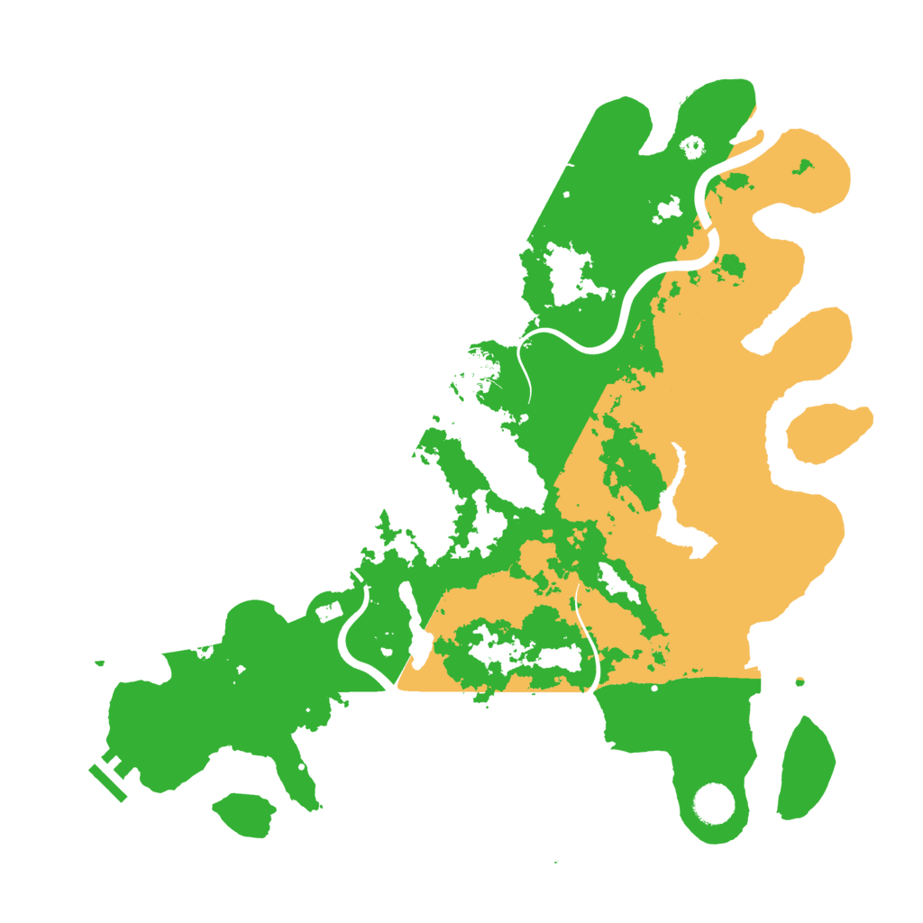 Biome Rust Map: Procedural Map, Size: 4000, Seed: 89898