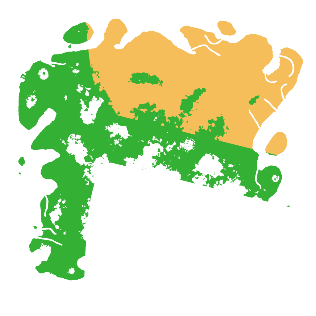 Biome Rust Map: Procedural Map, Size: 4500, Seed: 30076189
