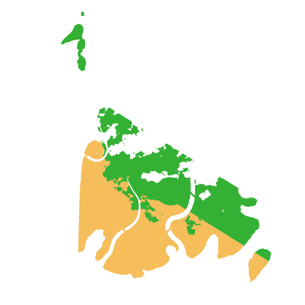 Biome Rust Map: Procedural Map, Size: 3000, Seed: 612801