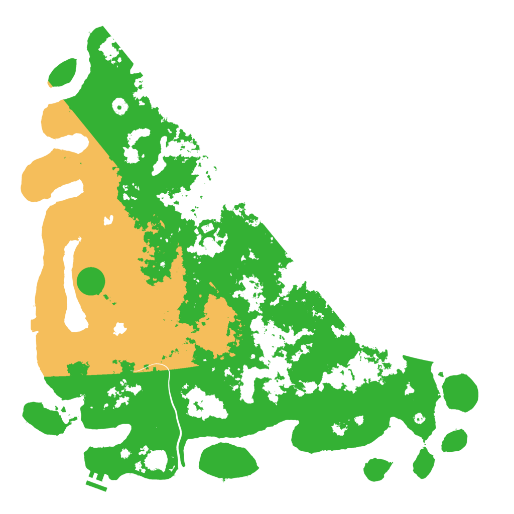 Biome Rust Map: Procedural Map, Size: 4800, Seed: 383725180