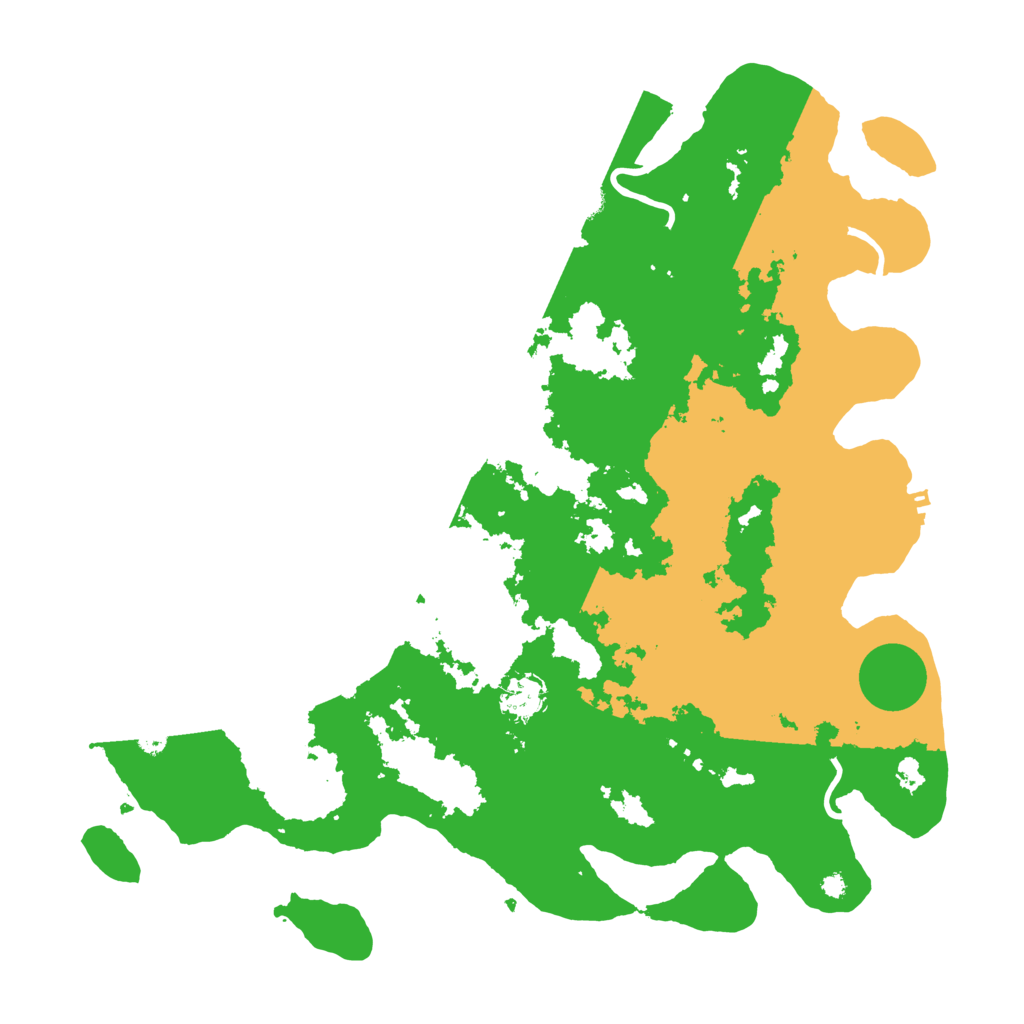 Biome Rust Map: Procedural Map, Size: 4000, Seed: 636364