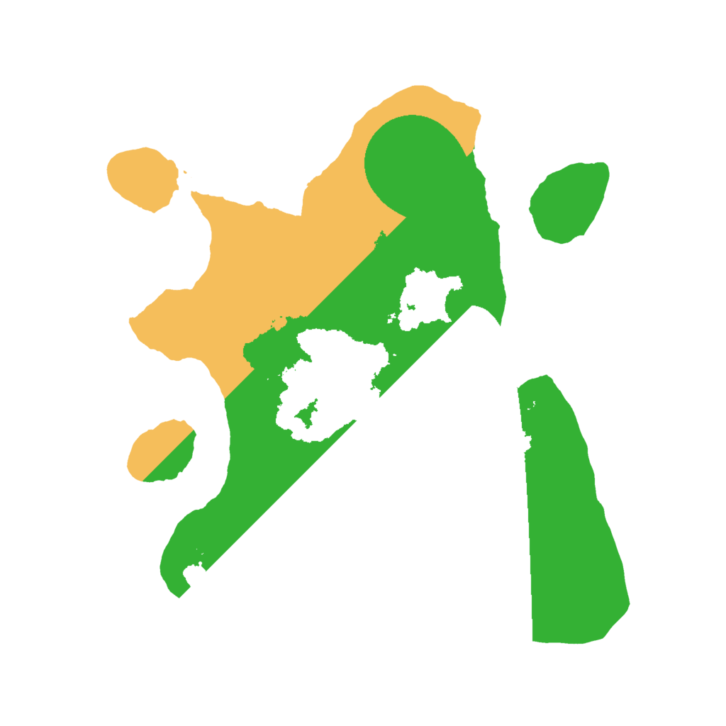 Biome Rust Map: Barren, Size: 2000, Seed: 666