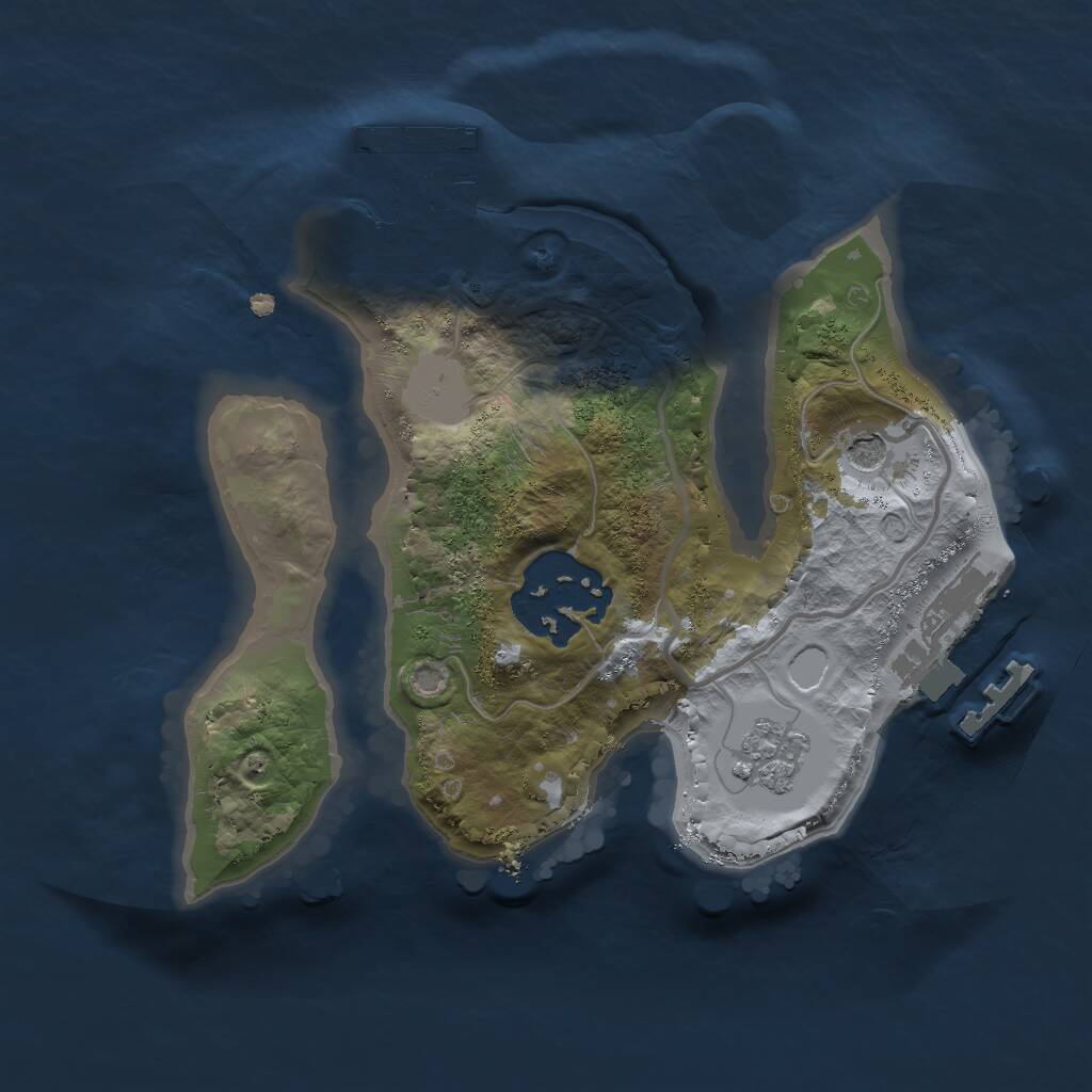 Rust Map: Procedural Map, Size: 1800, Seed: 796865466, 6 Monuments